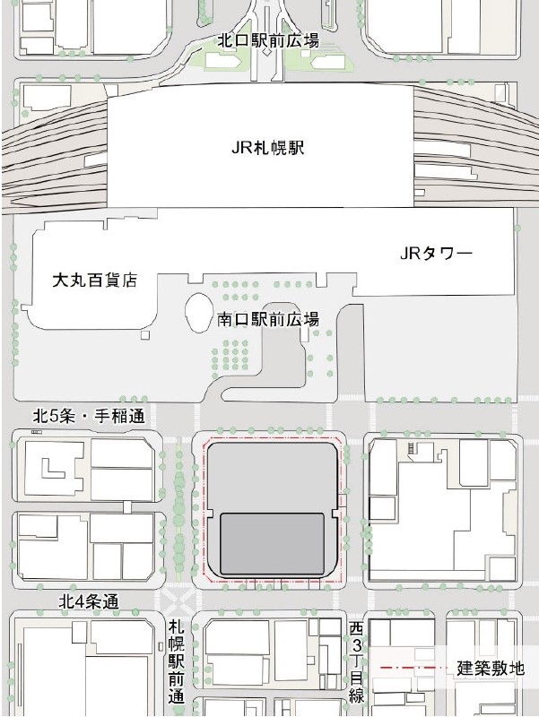 札幌駅前マップ