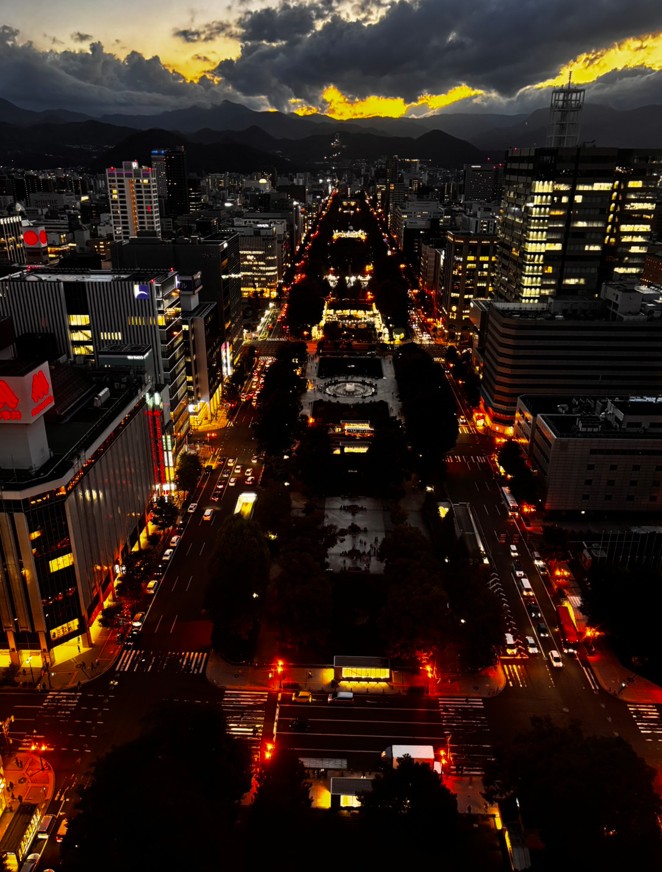 大通公園の夜景