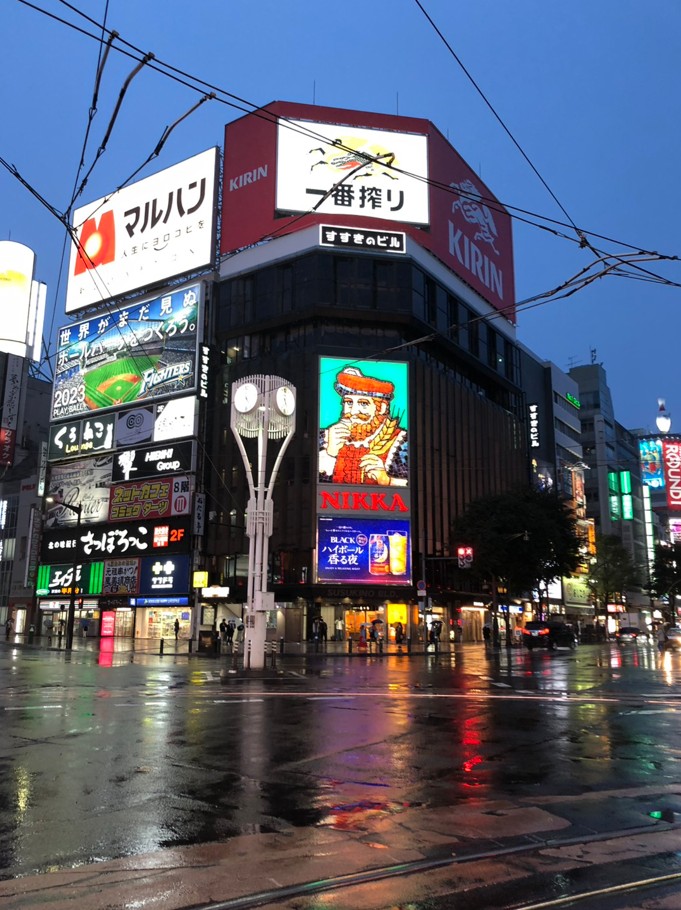 ニッカ雨反射