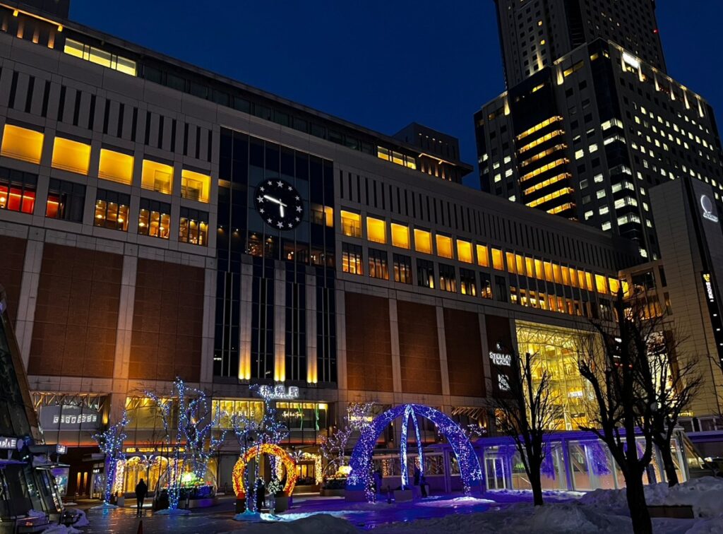 札幌駅夜景