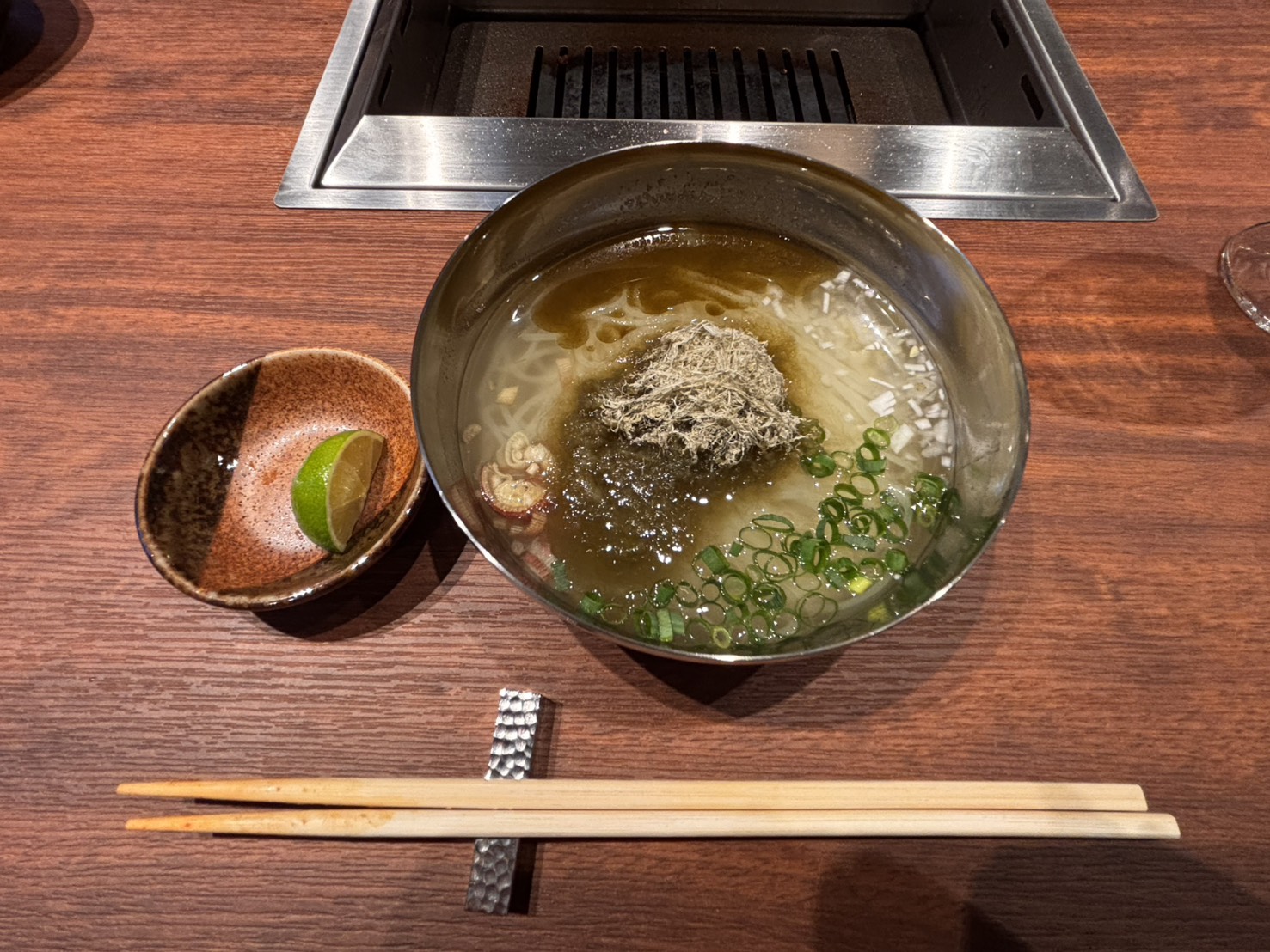 羅臼昆布のとろろ冷麺
